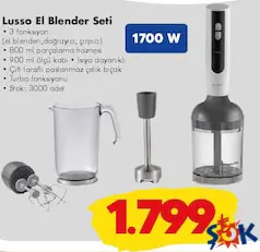 ARZUM LUSSO EL BLENDER SETİ